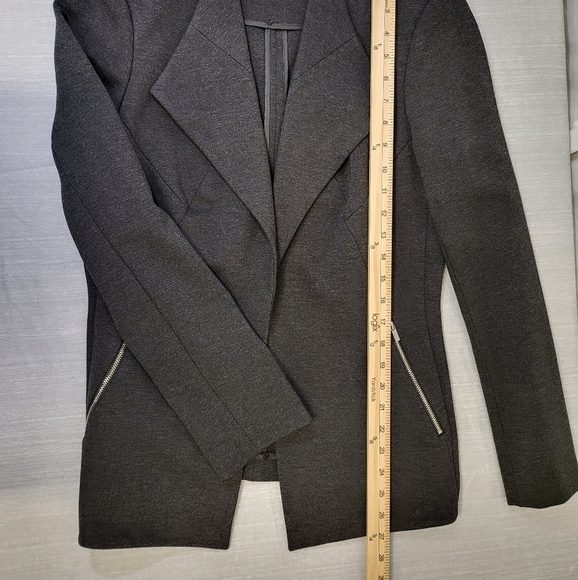 CALVIN Klein Blazer Open Front Long Sleeves Jacket Unlined - Picture 7 of 7